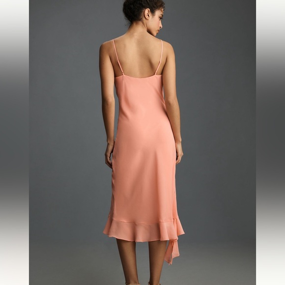 Anthropologie NWT Sz Med Mare Mare gorgeous dress! ! Orange sherbet color - Picture 11 of 11